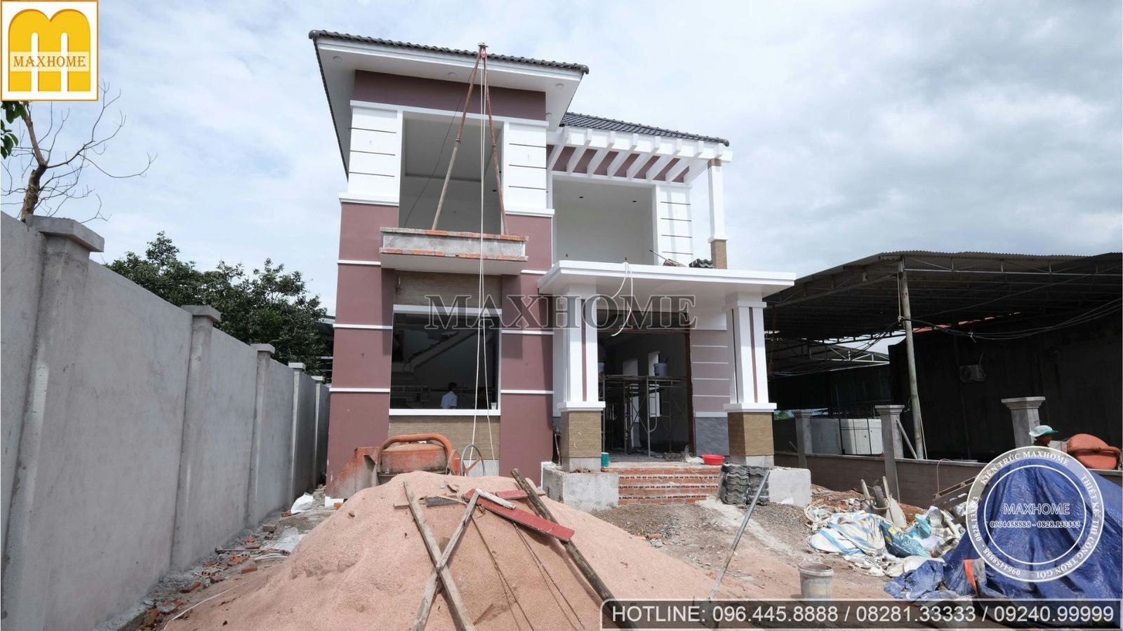 Kiểm tra thực tế công trình do thợ xây giỏi Maxhome thi công tại Đồng Nai | MH00553