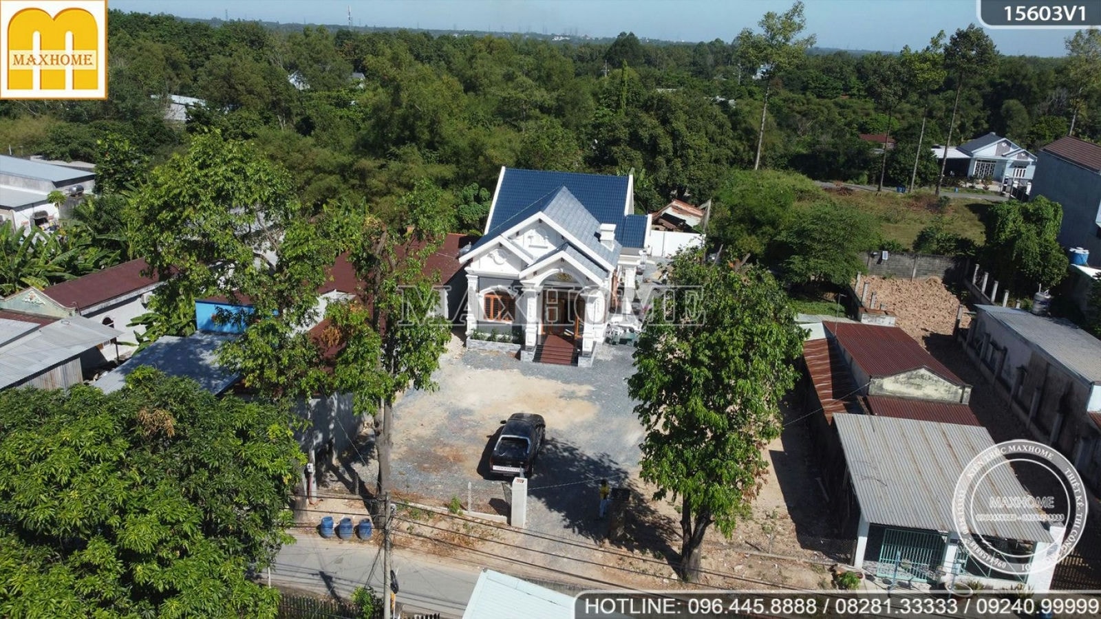 MẪU MỚI 2024 nhà vườn cấp 4 mái Thái siêu đẹp tại Củ Chi | MH02220