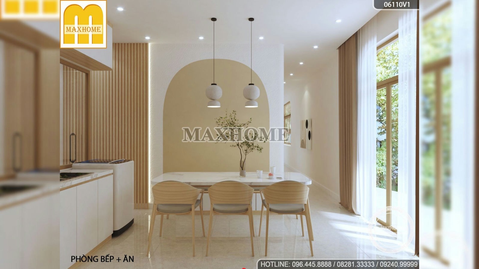 Mẫu nội thất dành cho ai yêu thích sự đơn giản và tinh tế | MH02649