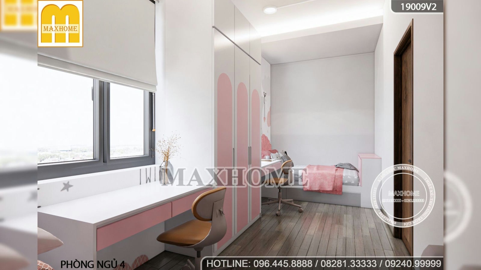 Mẫu nội thất hiện đại do Maxhome thiết kế tại Bắc Giang | MH01392