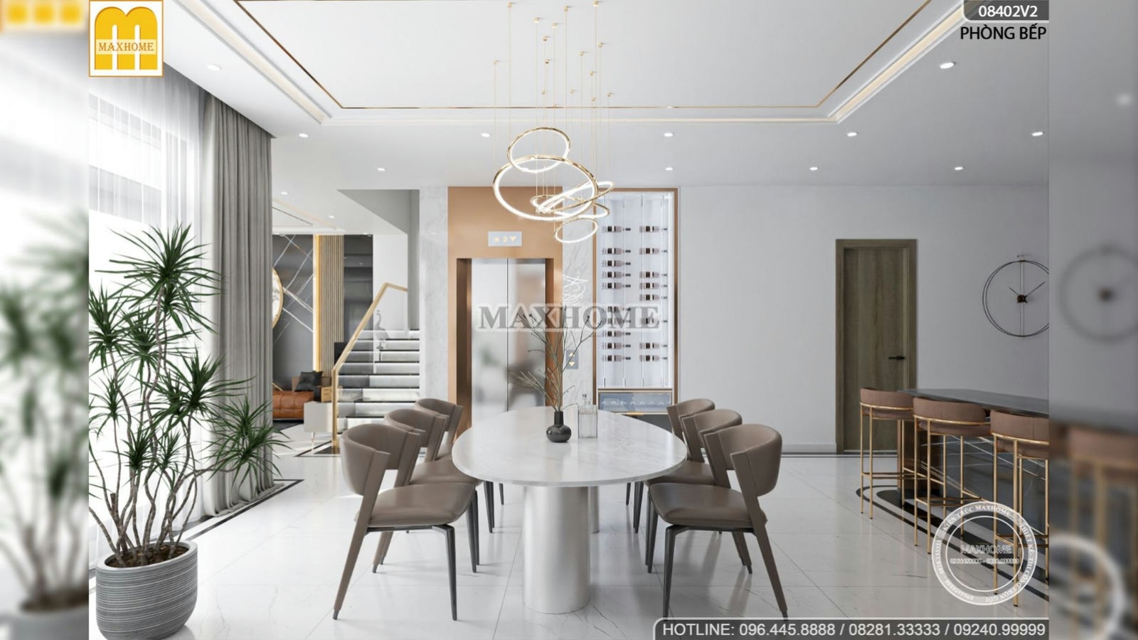 Mẫu thiết kế nội thất đẹp nhất 2023 do khách hàng bình chọn | MH01722