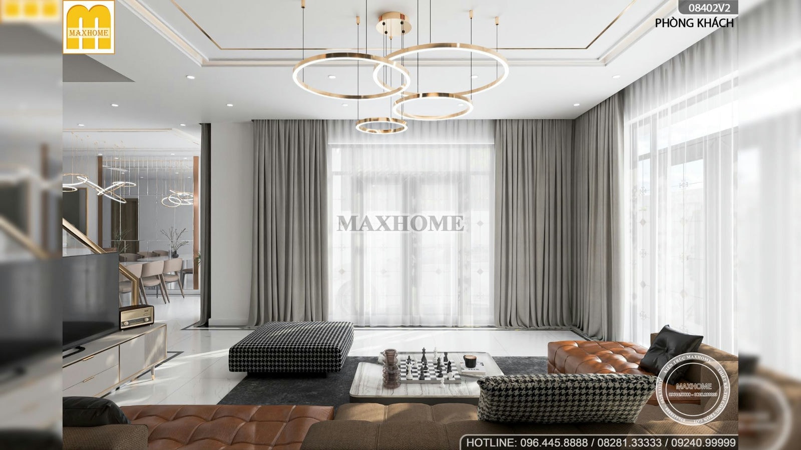 Mẫu thiết kế nội thất đẹp nhất 2023 do khách hàng bình chọn | MH01722