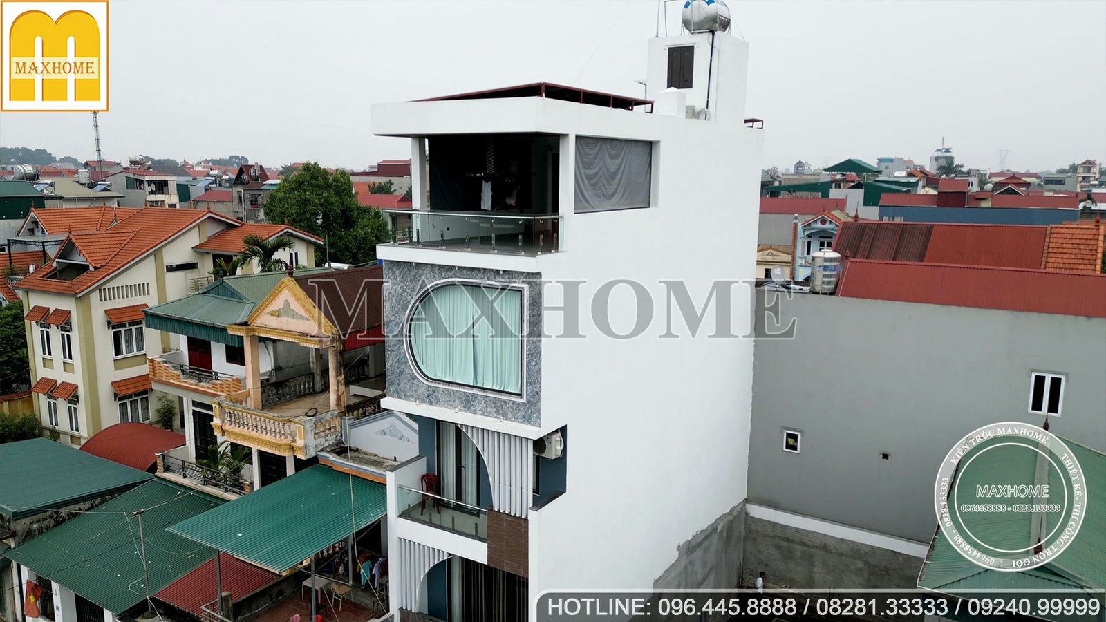 Maxhome bàn giao nhà phố 4 tầng 1 tum view hồ cực đỉnh tại Hà Nội