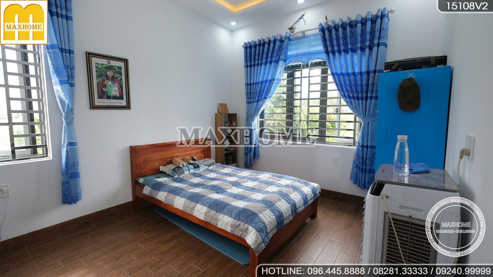 Maxhome bố trí nội thất tinh tế cho căn nhà 2 tầng ở Tây Ninh | MH01343