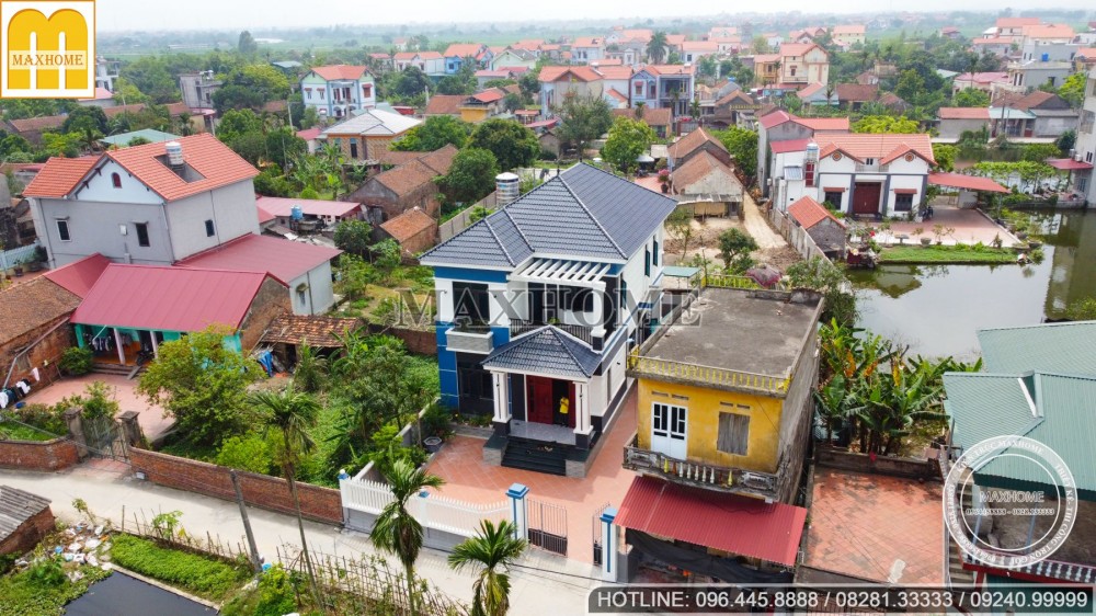 Maxhome làm nhà từ 1,5 tỷ cho nhà mái Nhật 2 tầng từ A - Z tại Bắc Ninh