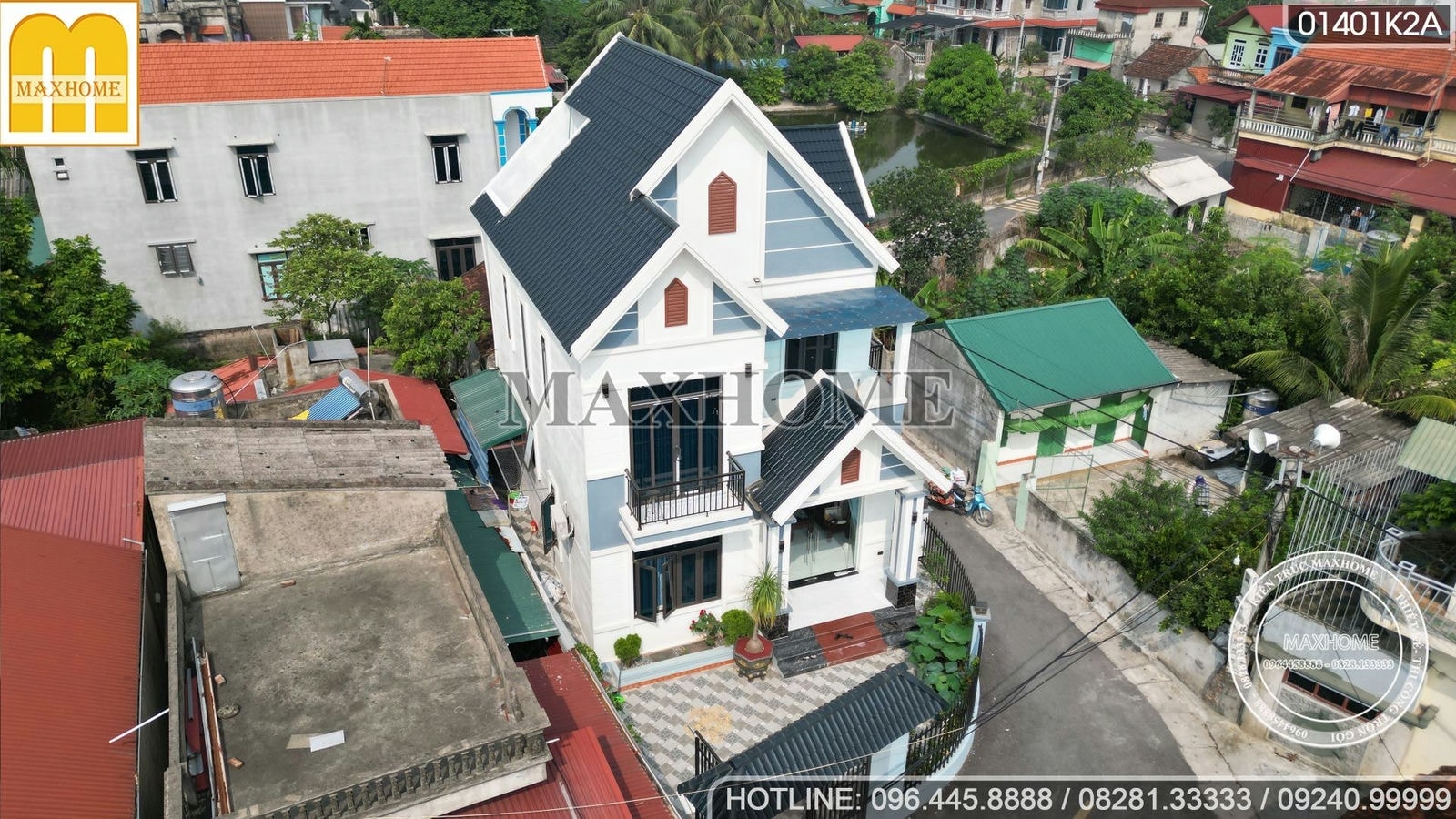 Maxhome thi công nhà 2 tầng mái Thái NÉT CĂNG | MH00741