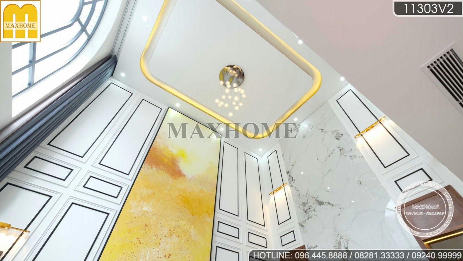 Maxhome thi công nội thất cho căn biệt thự đẹp và cao cấp | MH01169