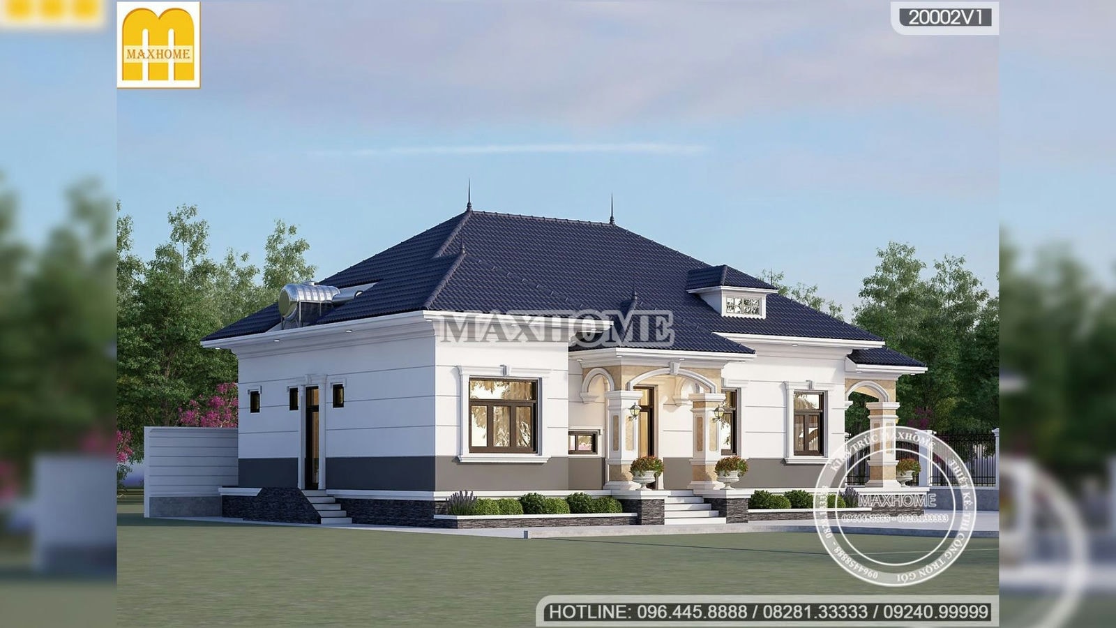 Maxhome thiết kế biệt thự nhà vườn mái Nhật quá đẹp lại rẻ tại An Giang I MH01730