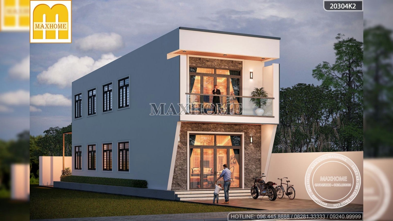 Maxhome thiết kế nhà kinh doanh mặt tiền 6m tại Bắc Giang | MH01836