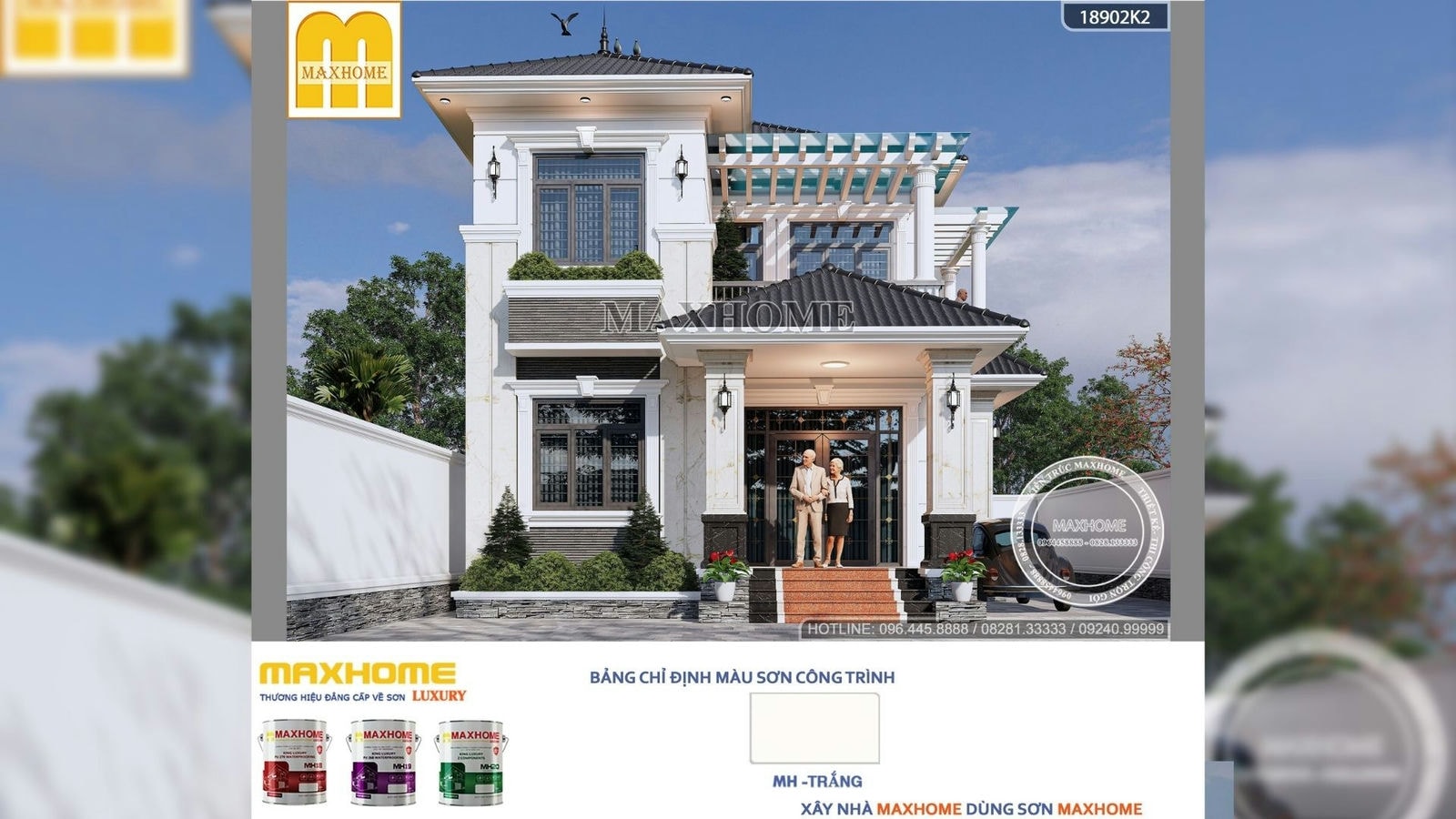 Maxhome thiết kế nhà mái Nhật đẹp tuyệt đỉnh ở Hà Nội | MH01636