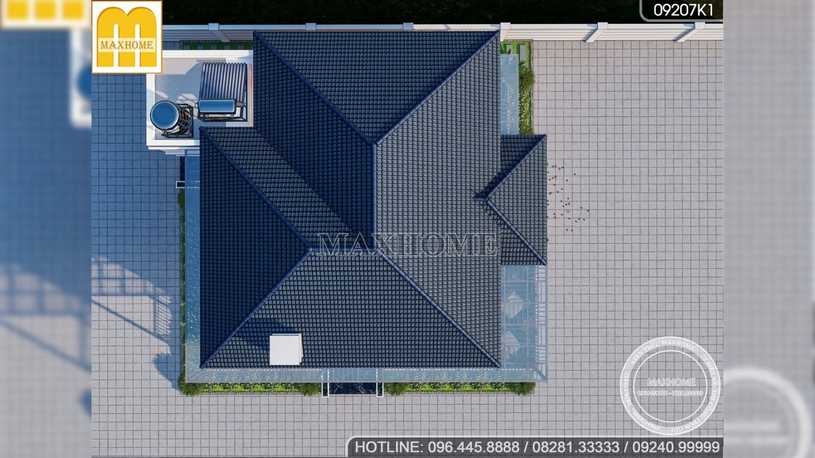 Maxhome thiết kế nhà vườn mái Nhật đầy đủ công năng với 4 phòng ngủ | MH02321