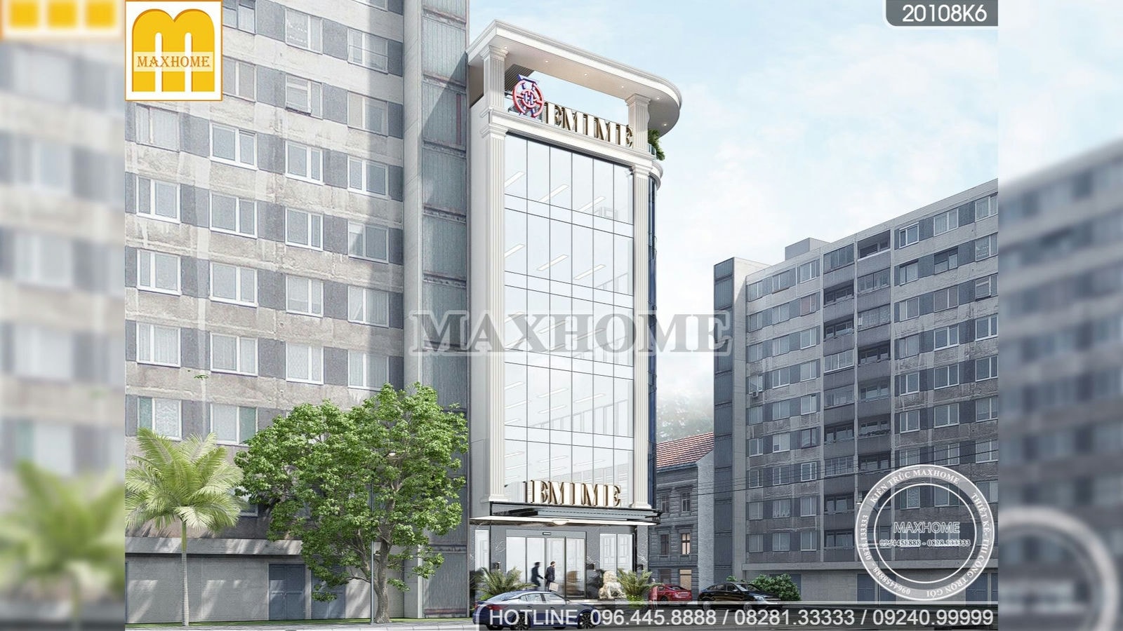 Maxhome thiết kế toà nhà công ty TNHH Bảo An ở Bình Phước | MH00234