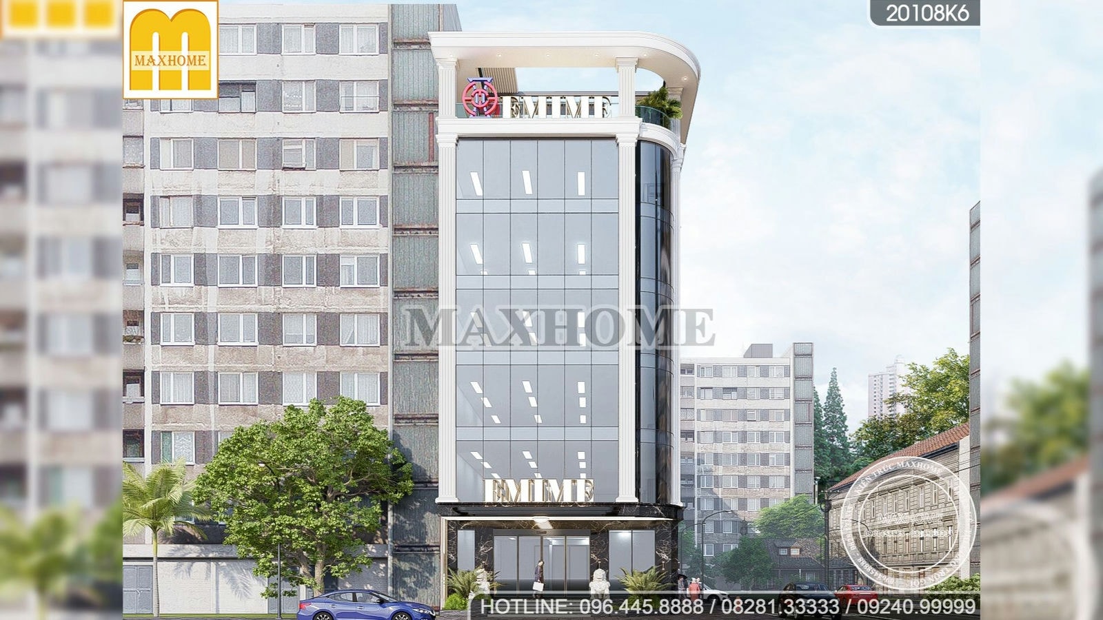 Maxhome thiết kế toà nhà công ty TNHH Bảo An ở Bình Phước | MH00234