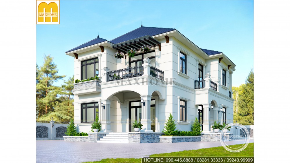 Mẫu nhà mái nhật tân cổ điển sang trọng ở Lâm Đồng | MH00021
