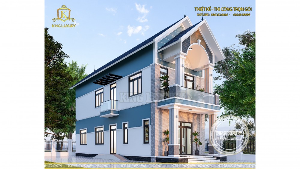 Maxhome thi công nhà mái Thái đẹp và nổi bật tại Tiền Giang | MH00455