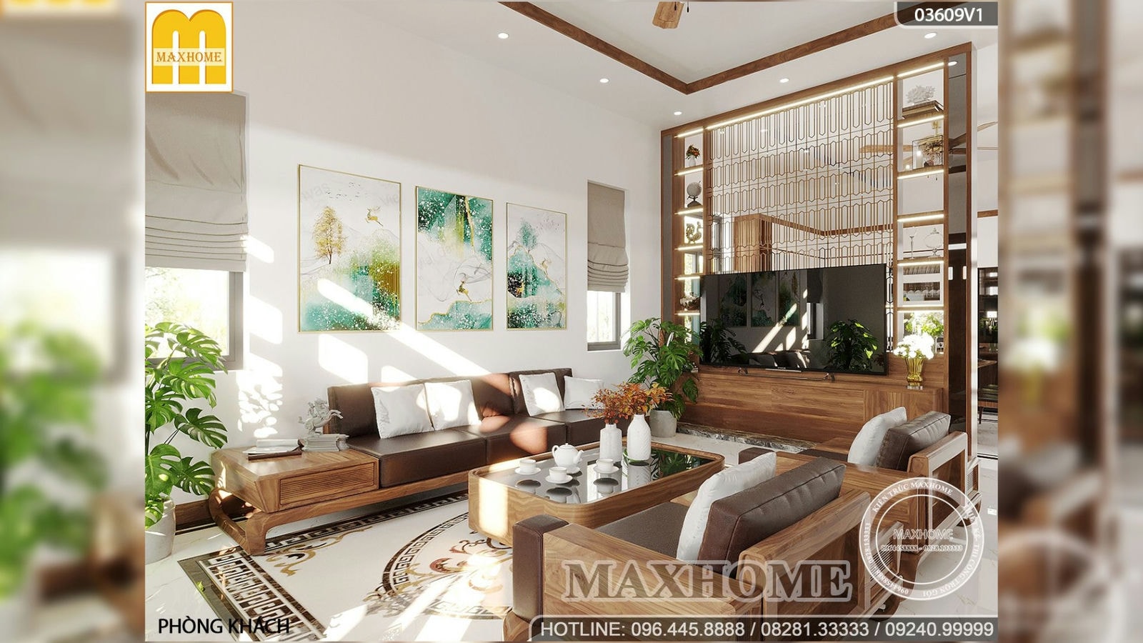 Ngắm nhìn bộ nội thất hiện đại đẹp sang trọng và thời thượng do Maxhome thiết kế