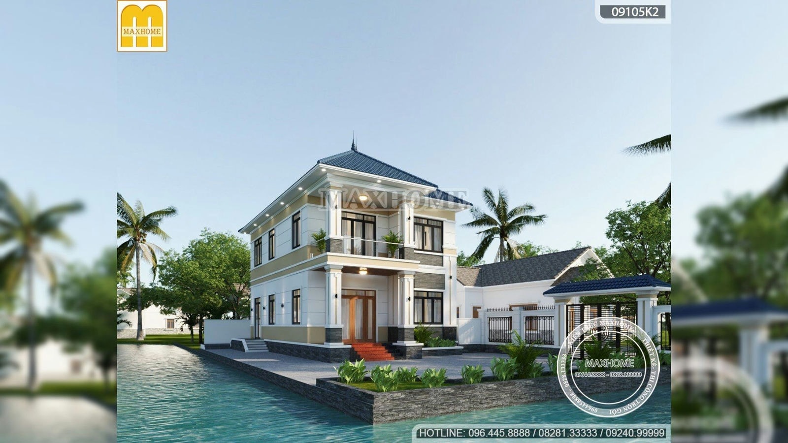 Ngôi nhà cực đẹp bên bờ hồ có giá từ 1 tỷ 450 triệu tại Hà Nam | MH02053