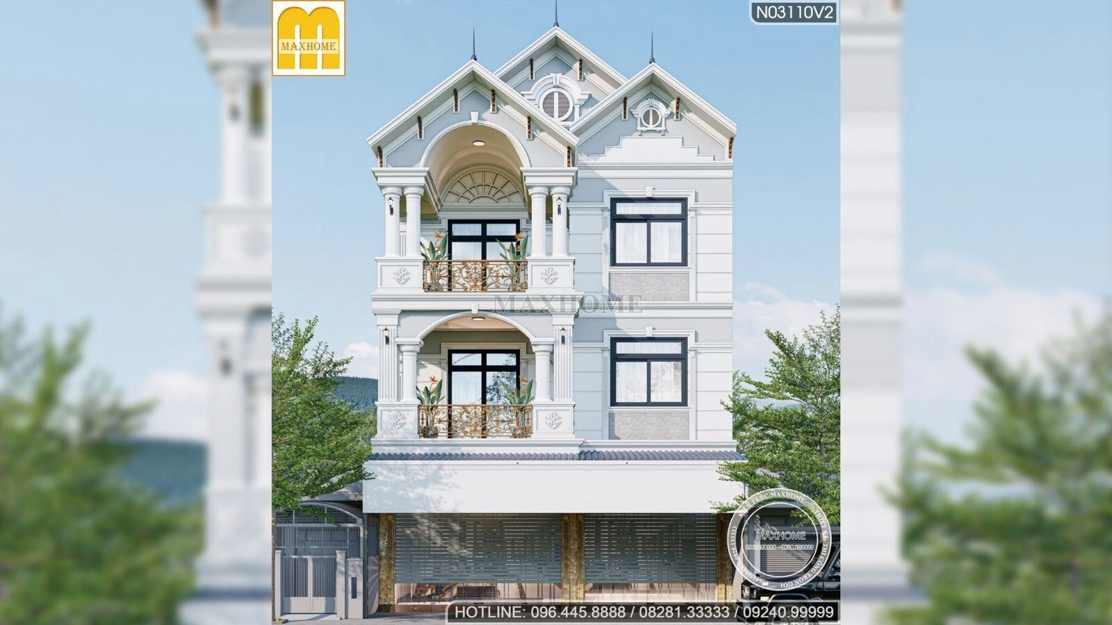 Ngôi nhà phố Tân Cổ Điển cực kỳ hoành tráng tại Kiên Giang | MH01506