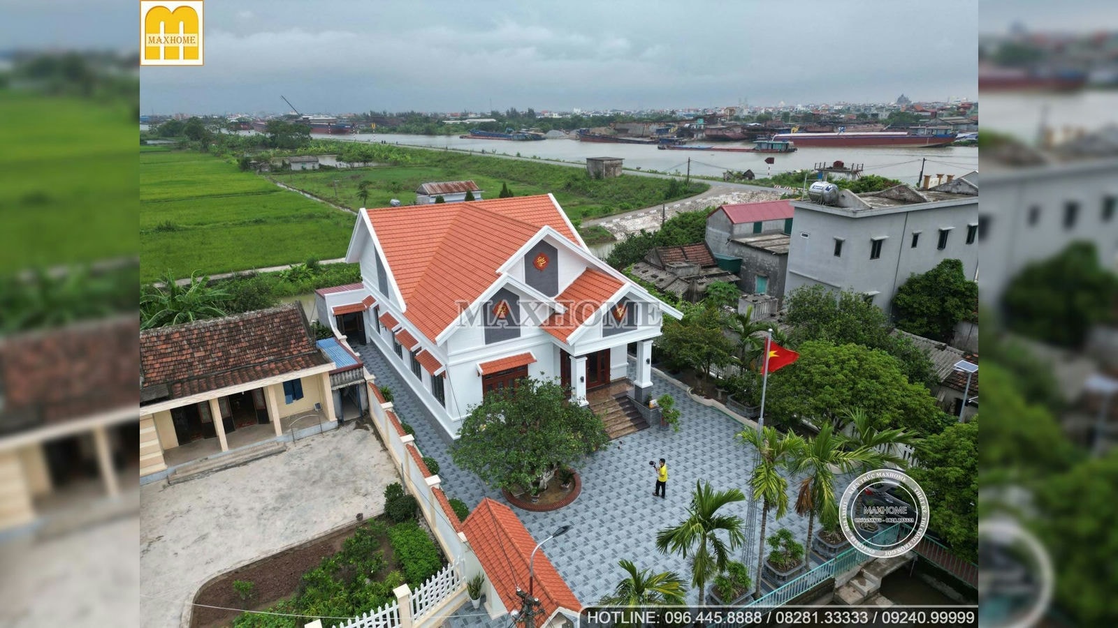 Ngôi nhà vườn mái Thái hiện đại siêu đẹp cùng VƯỜN CÂY SIÊU CHẤT