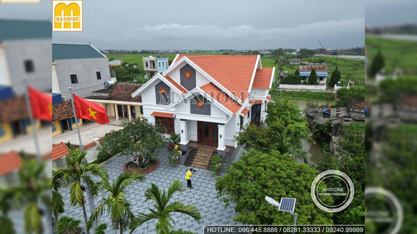 Ngôi nhà vườn mái Thái hiện đại siêu đẹp cùng VƯỜN CÂY SIÊU CHẤT