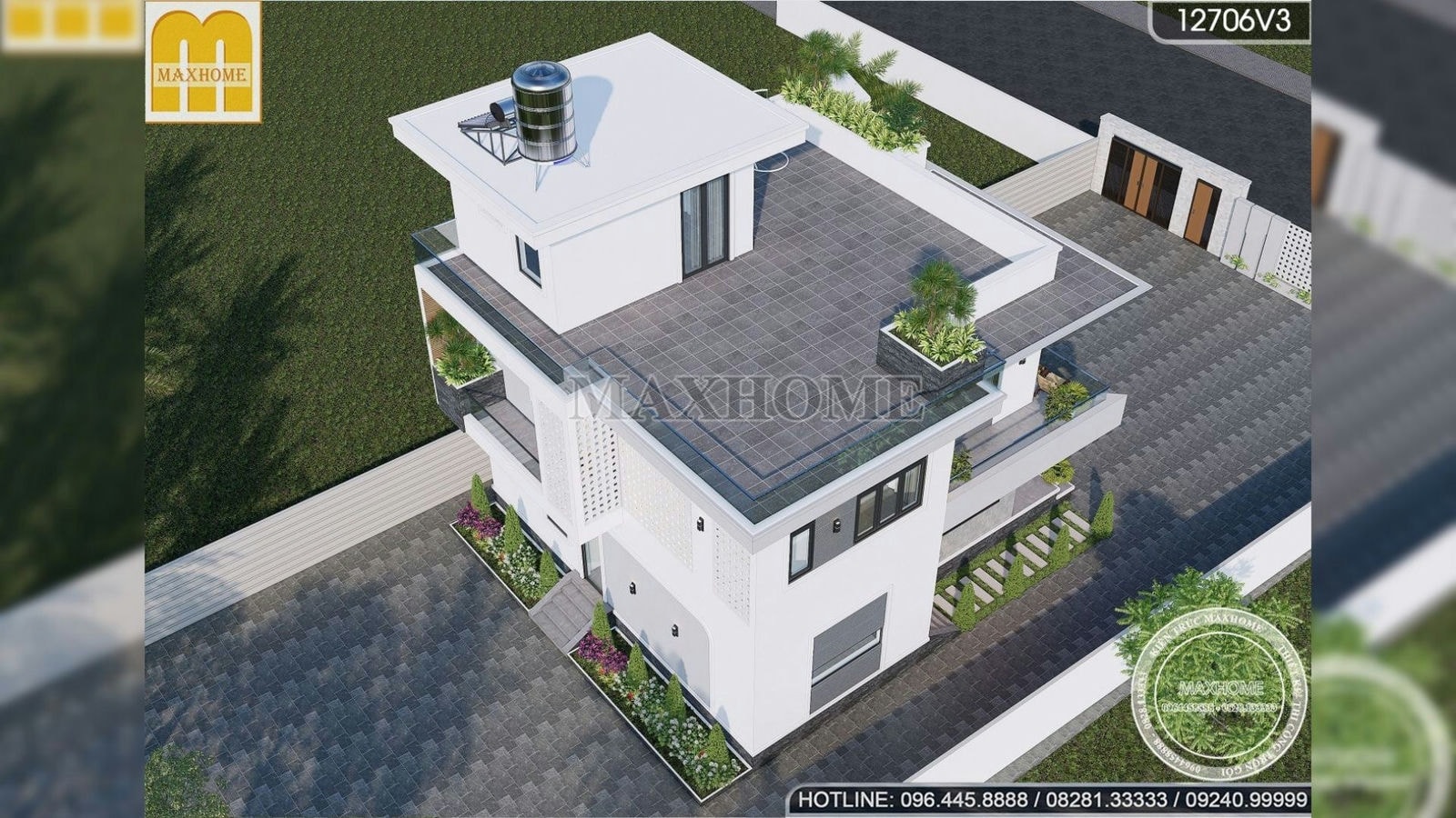 Ngôi nhà vườn thiết kế siêu hiện đại đầy đủ công năng tại SÓC TRĂNG | MH02295