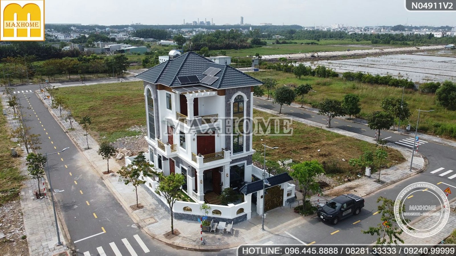 Quá đã mắt với siêu phẩm biệt thự 3 tầng mái Nhật tại Đồng Nai | MH01428