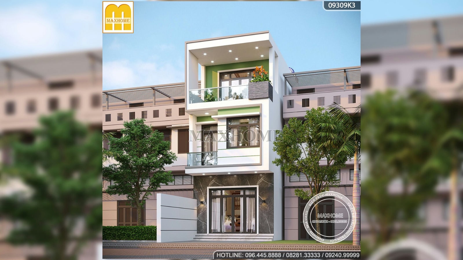 Sở hữu mẫu nhà phố 3 tầng siêu đẹp với giá chỉ từ 1,2 tỷ | MH02523