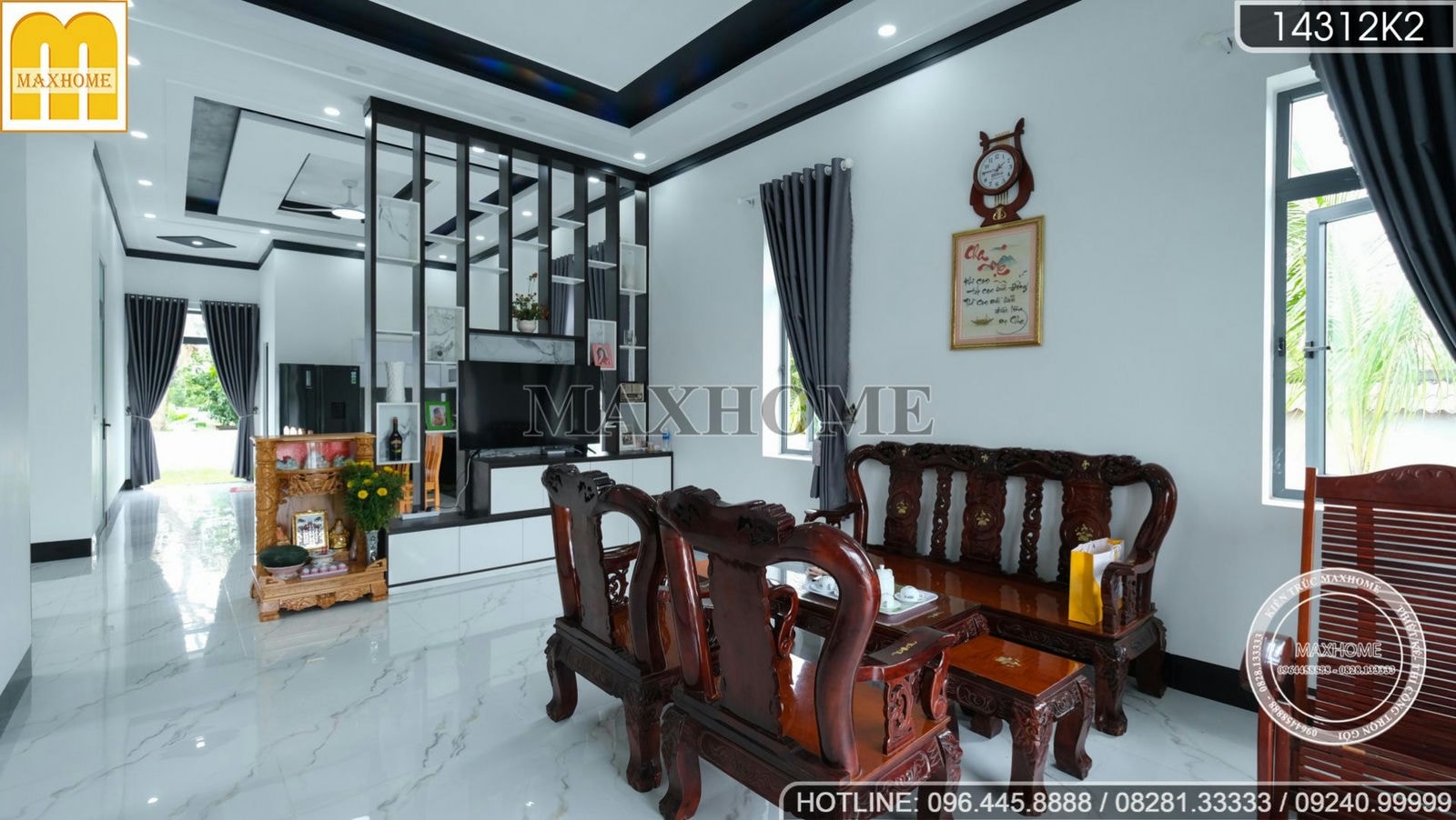 Tham quan bộ nội thất cực đẹp được thi công tại Bình Thuận | MH02094