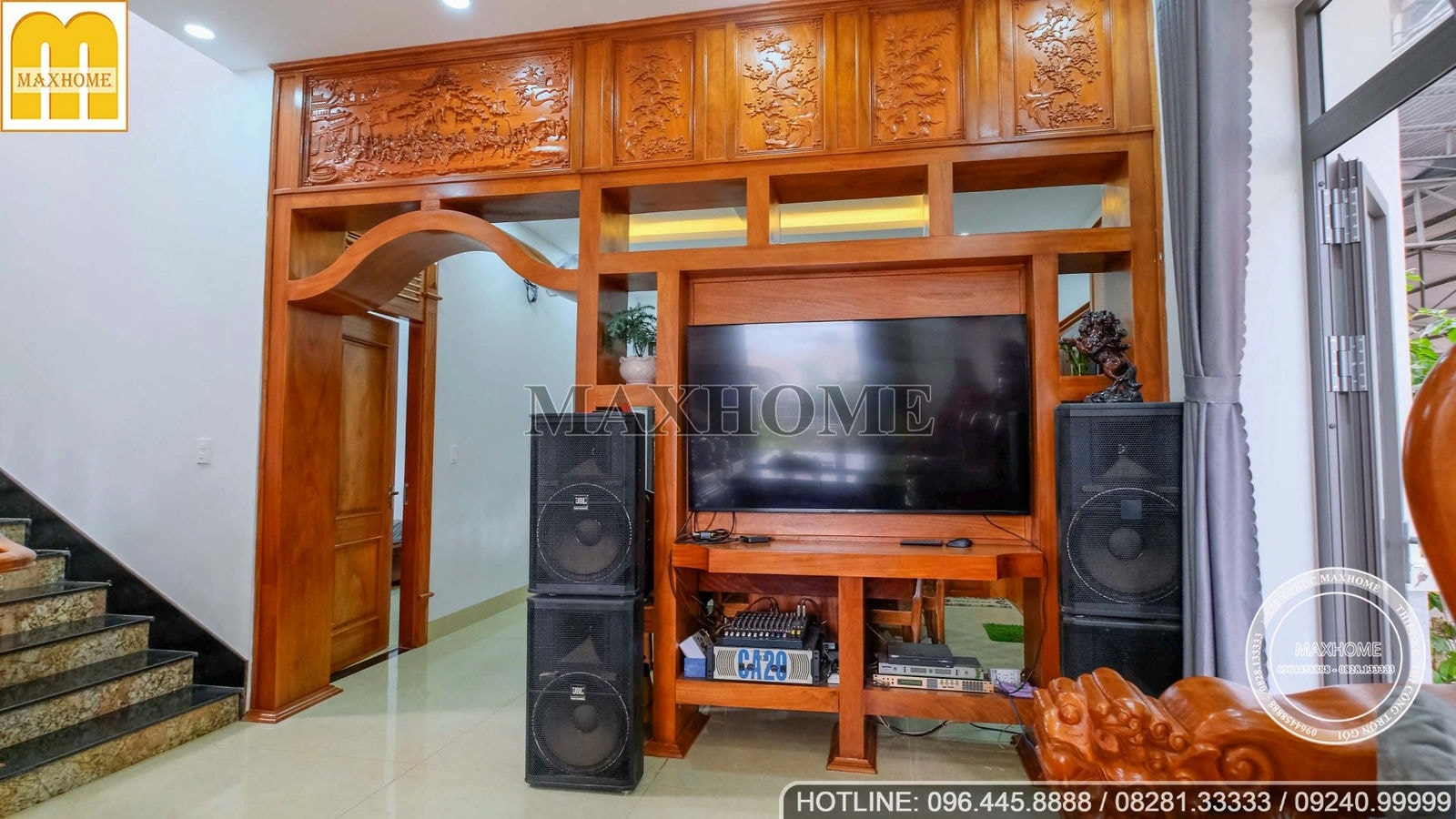 Tham quan bộ nội thất gỗ cực kỳ hoành tráng tại Đồng Nai | MH00553