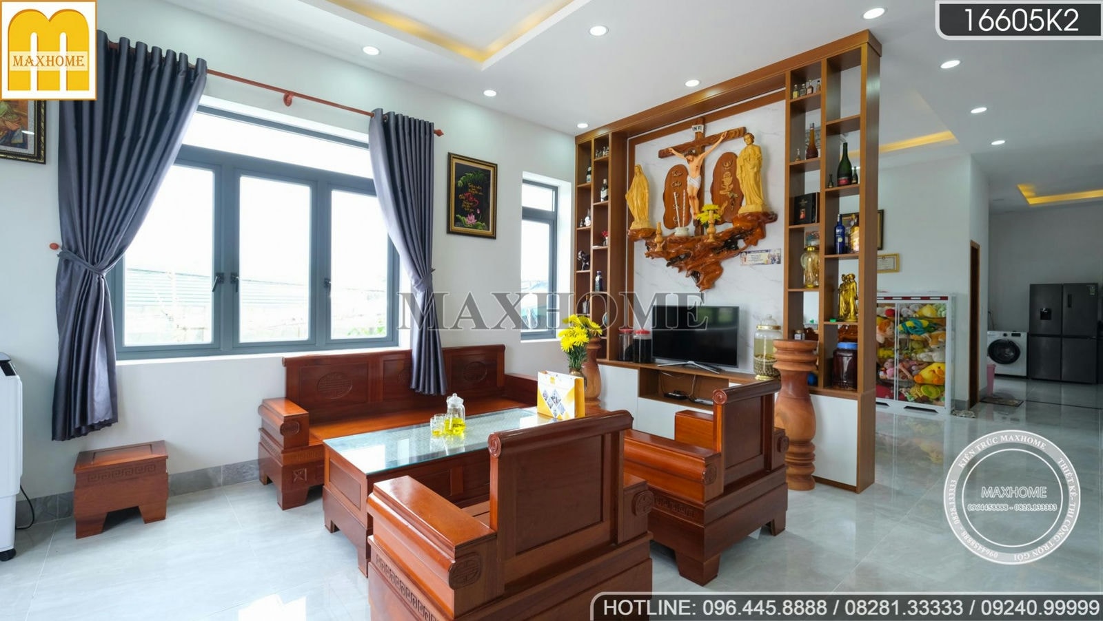 Tham quan bộ nội thất siêu đẹp tiện nghi do Maxhome thi công tại Bình Thuận