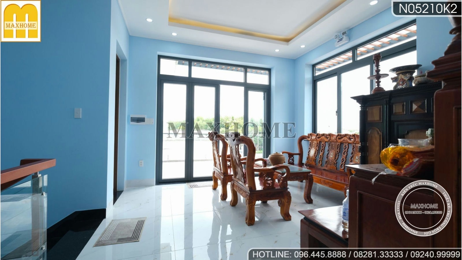 Tham quan nội thất ngôi nhà Hiện Đại đẹp từ ngoài vào trong tại Tây Ninh