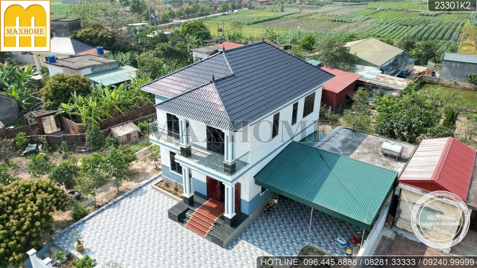 Tham quan thực tế mẫu nhà mái Nhật quốc dân quá đẹp tại Thái Bình