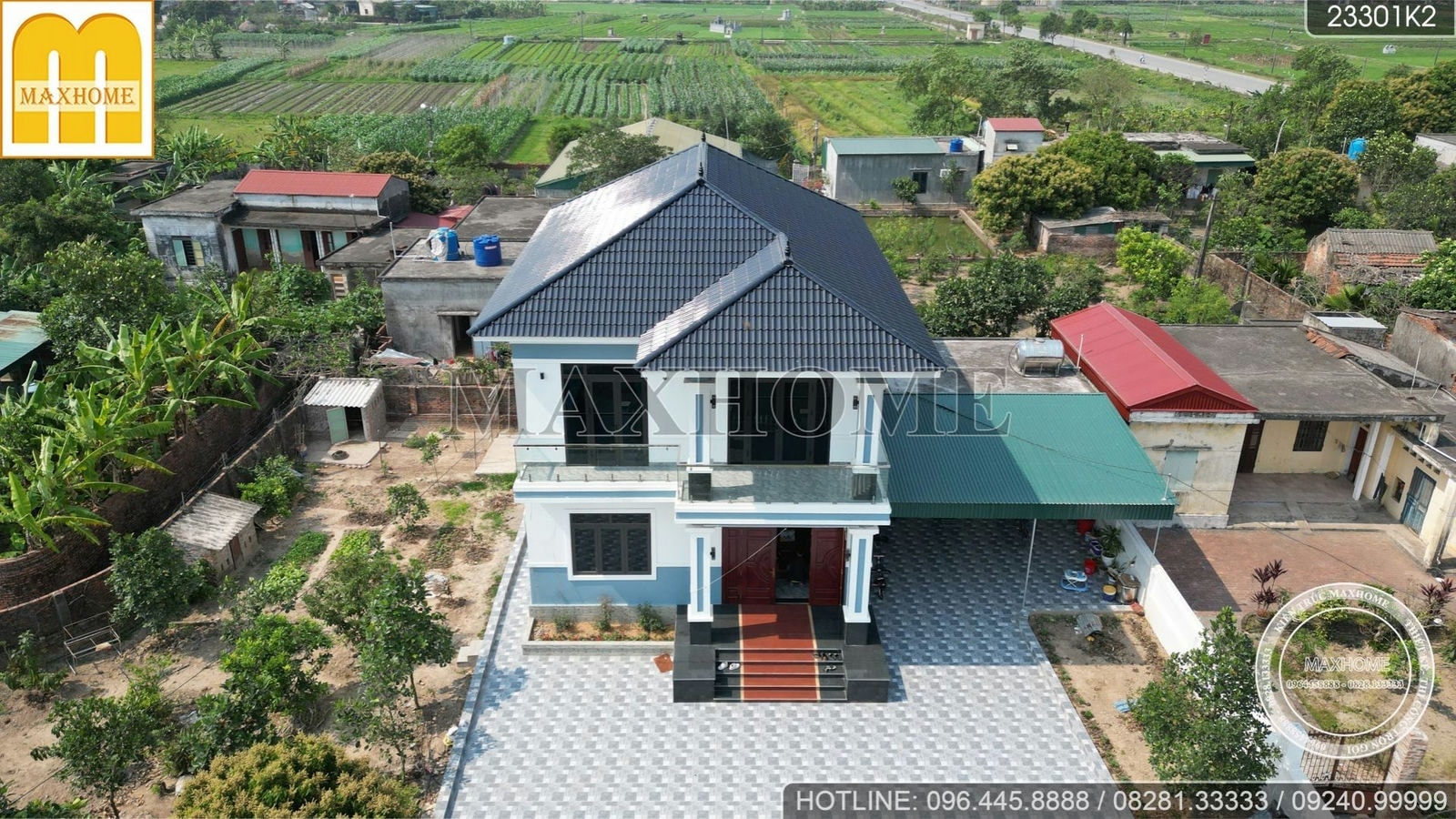 Tham quan thực tế mẫu nhà mái Nhật quốc dân quá đẹp tại Thái Bình