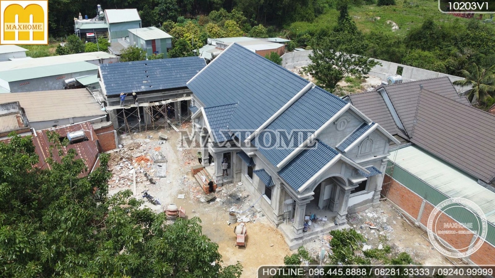 Thanh tra công trình nhà vườn mái Thái công năng và diện tích cực rộng | MH02064