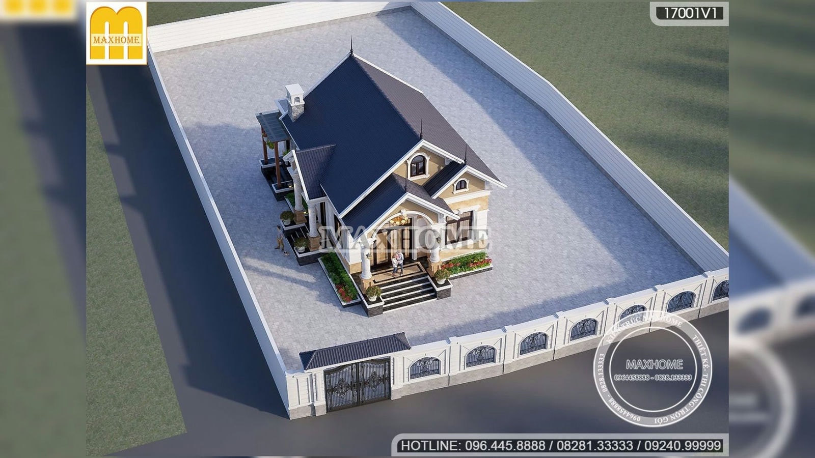 Thiết kế nhà vườn mái Thái tân cổ đẹp lung linh tại Hoà Bình I MH01650