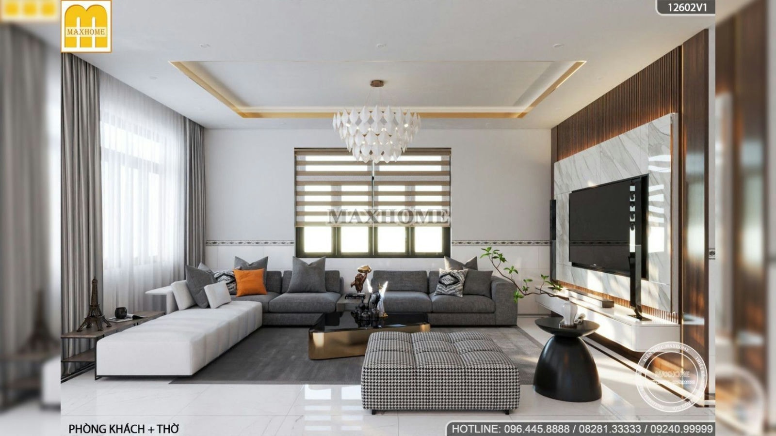 Thiết kế nội thất hiện đại sang xịn cho mẫu nhà vườn mái Thái ở Bạc Liêu
