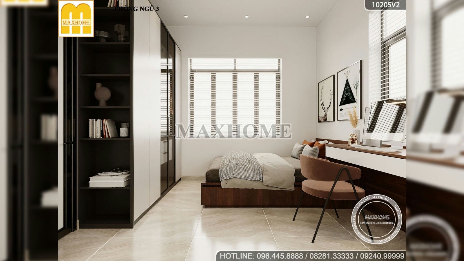 Thiết kế nội thất sang trọng cho nhà cấp 4 ở Gò Dầu, Tây Ninh | MH01705