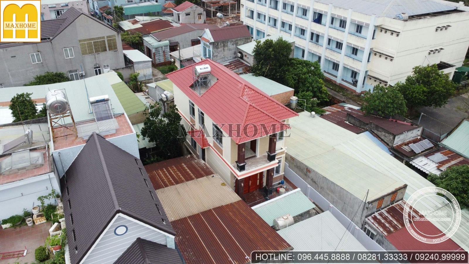 Thực tế mẫu nhà 2 tầng mái Nhật độc đáo ở Đồng Nai đến từ Maxhome