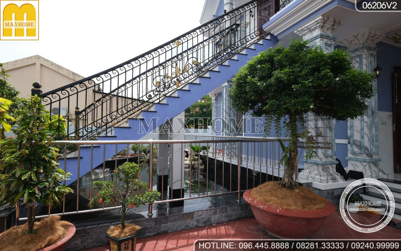 Thực tế nhà vườn mái Thái 300M2 với thiết kế SIÊU ĐỘC LẠ tại LONG AN