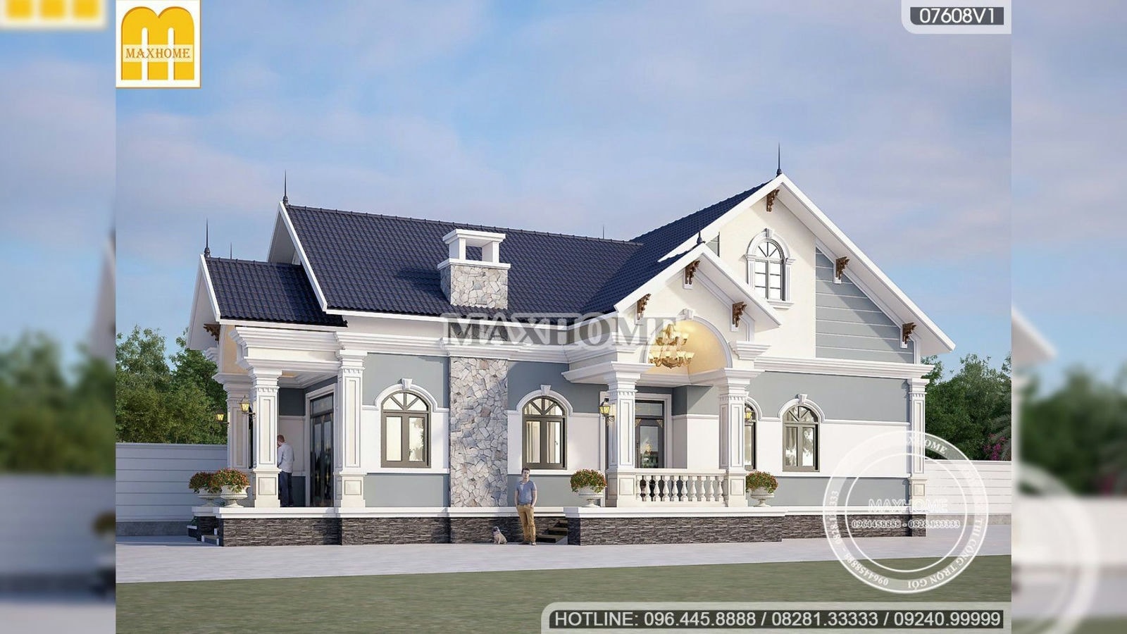 TINH GỌN và SANG TRỌNG với mẫu nhà mái Thái giá chỉ từ 900 triệu | MH01952