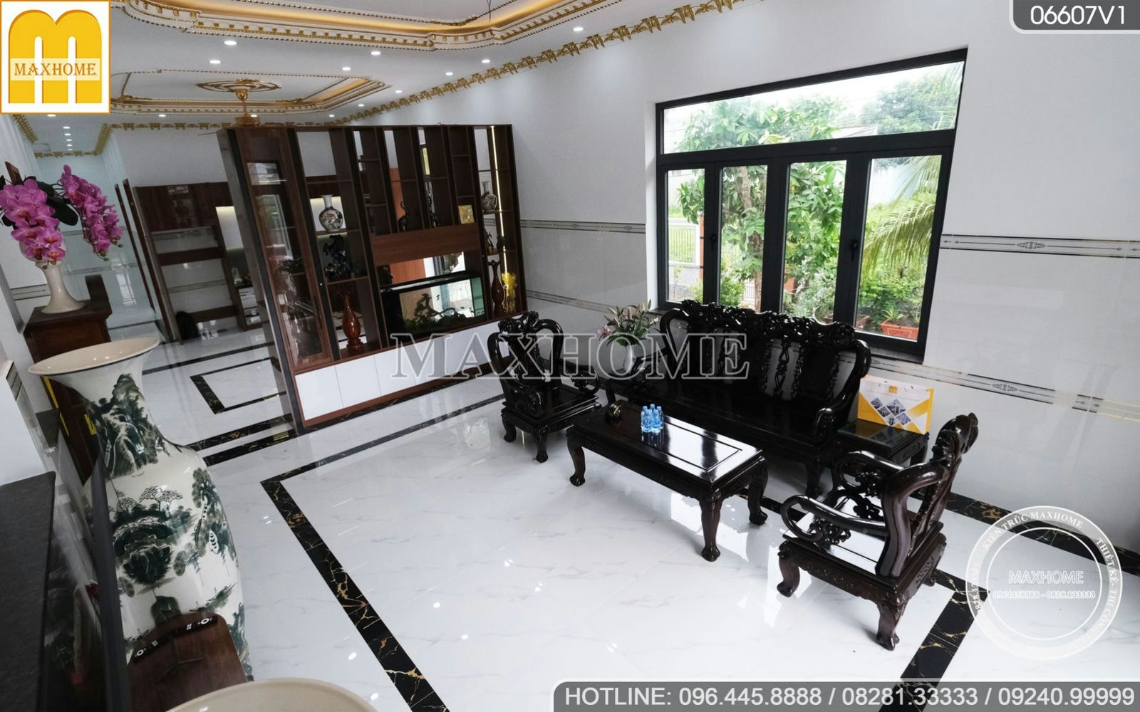 Trọn bộ nội thất sang trọng cho ngôi nhà vườn mái Thái tại Tiền Giang