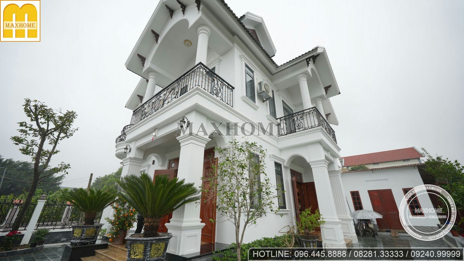 Xem thực tế nhà 2 tầng do Maxhome thi công tại Hưng Yên | MH01125