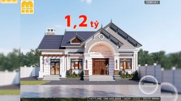1,2 tỷ trọn gói biệt thự nhà vườn tân cổ đẹp nhất nhì Hưng Yên | MH01598