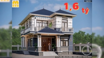 Chỉ từ 1,5 tỷ sở hữu ngay nhà 2 tầng 4 phòng ngủ mái Nhật mặt tiền 8m đẹp như mơ | MH04811