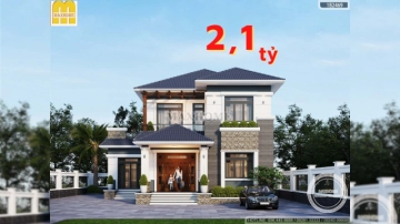 Chiêm ngưỡng vẻ đẹp sang trọng, thanh lịch của nhà 2 tầng mái Nhật 5 phòng ngủ | MH04765