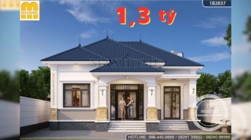 Cực phẩm nhà cấp 4 mái Nhật tân cổ điển đẹp xuất sắc khiến ai cũng phải trầm trồ | MH04831