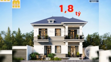Mẫu nhà mái Nhật 2 tầng không gian mở, đẹp được ưa chuộng năm 2025 | MH04825