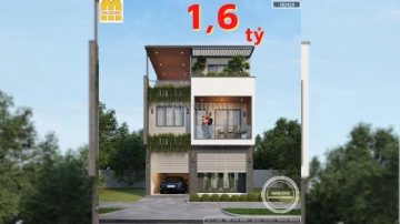 Ngẩn ngơ trước vẻ đẹp của ngôi nhà 2 tầng 1 tum sở hữu không gian xanh mát | MH04730