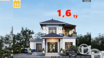 Nhà 2 tầng mái Nhật đẹp mê tại Hải Dương – Ai nhìn cũng muốn xây! | MH04779