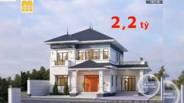 Quá hối tiếc nếu như bỏ qua mẫu thiết kế nhà 2 tầng đẹp này của Maxhome | MH04444